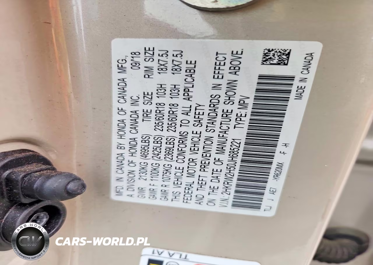 2018 Honda Cr-V Ex VIN:2HKRW2H50JH685221 - 13