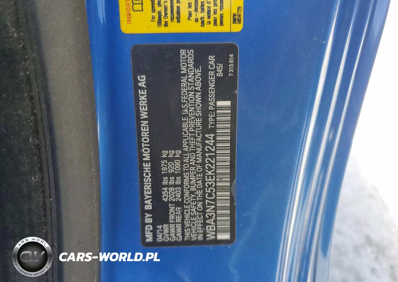 2014 BMW 428 I VIN:WBA3N7C53EK221244 - 13