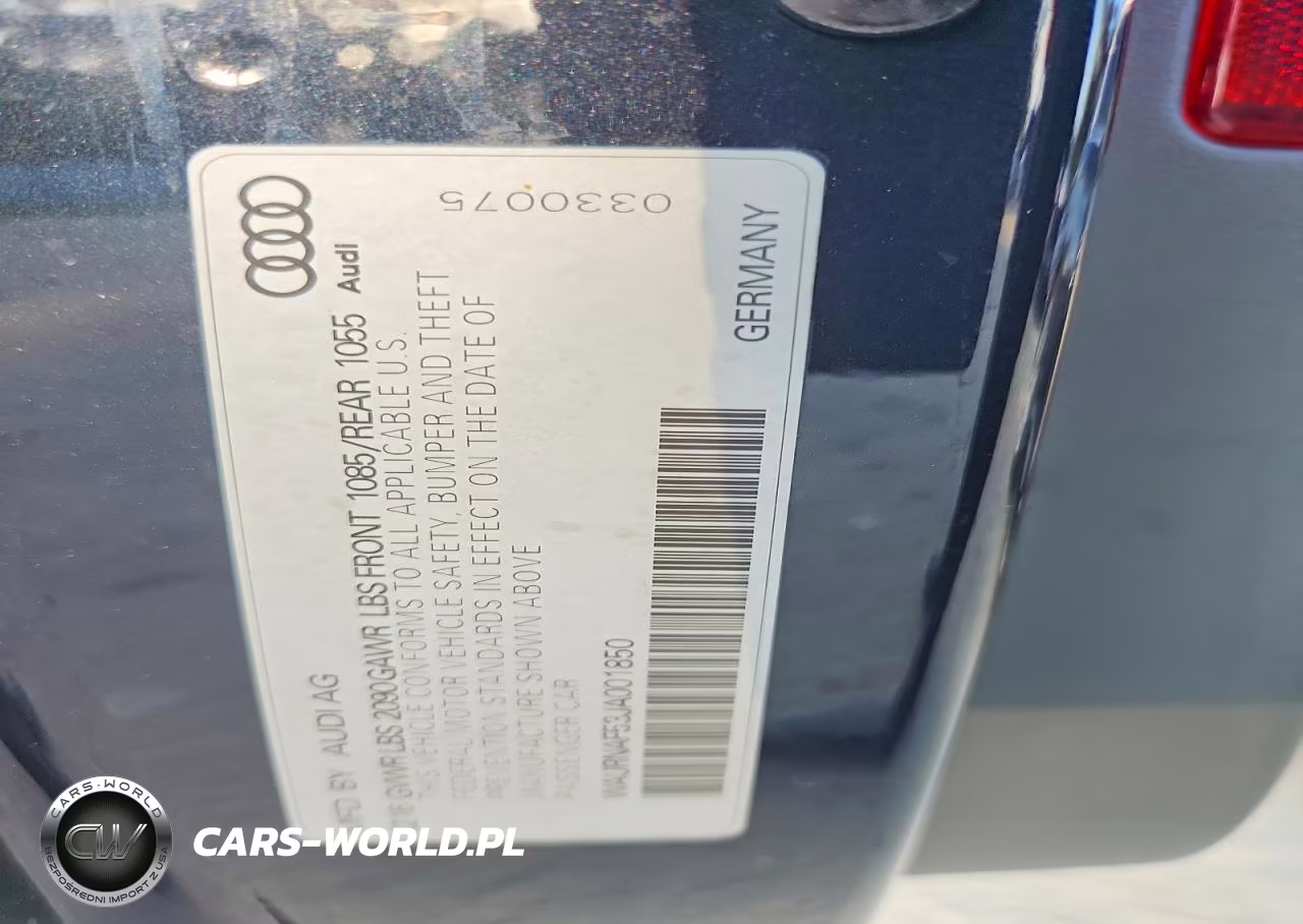 2018 Audi A5 Prestige VIN:WAURNAF53JA001850 - 12