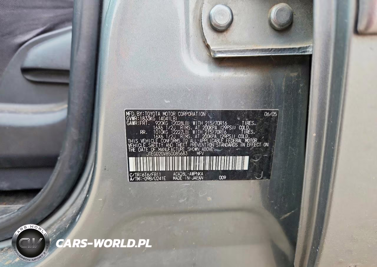 2005 Toyota Rav4 Base VIN:JTEGD20V850085683 - 13