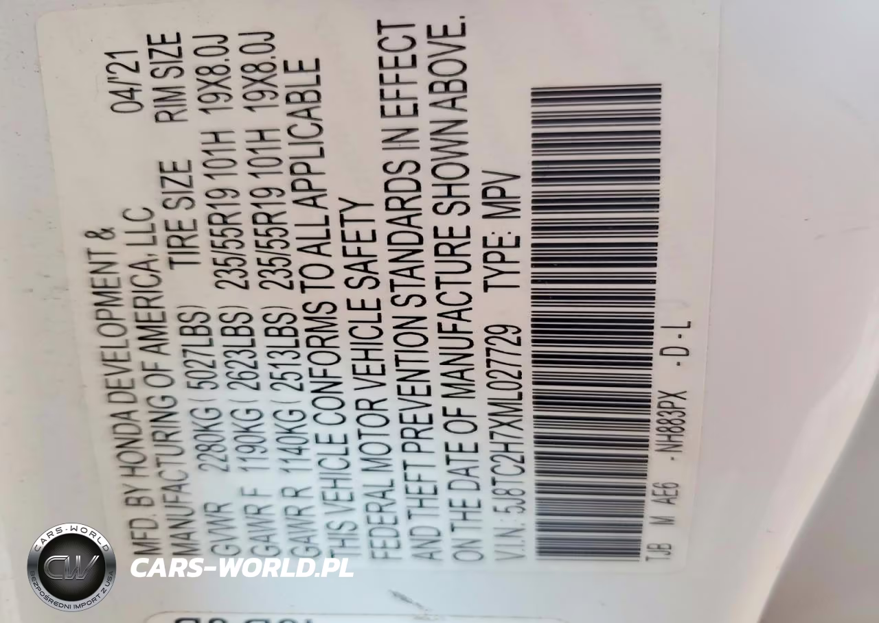 2021 Acura Rdx Advance VIN:5J8TC2H7XML027729 - 13