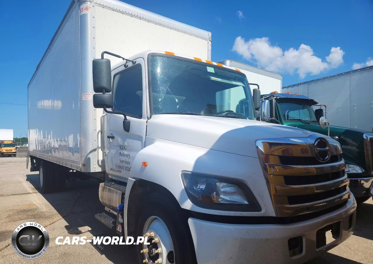 2020 Hino 258-268 Box Truck VIN:5PVNJ8JV0L4S77305 - 4