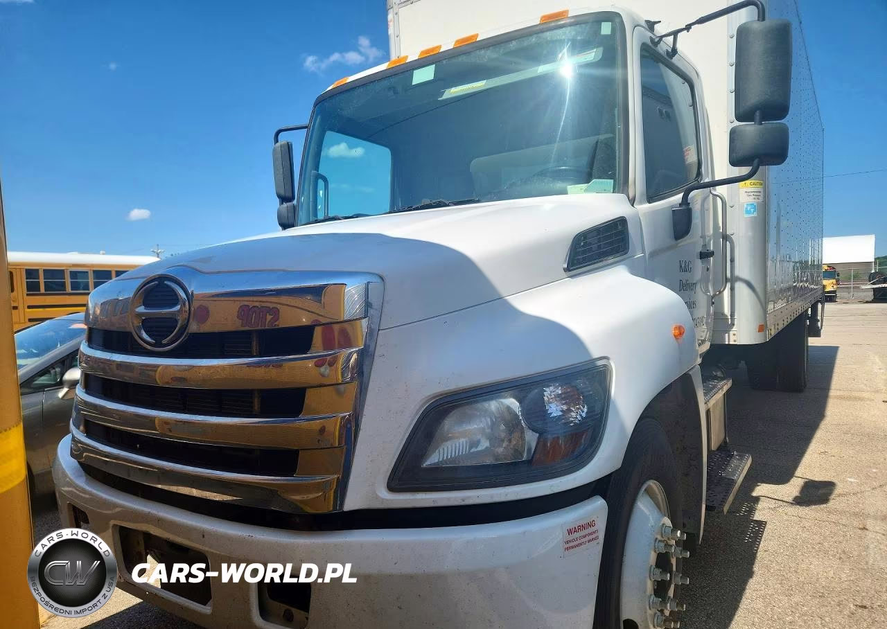 2020 Hino 258-268 Box Truck VIN:5PVNJ8JV0L4S77305 - 5