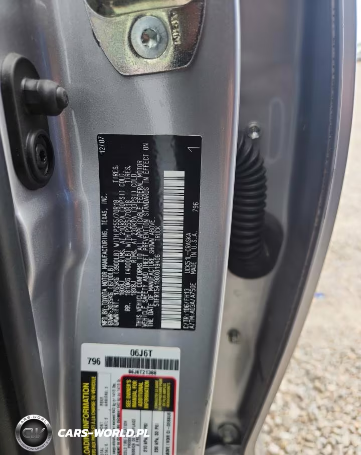 2008 Toyota Tundra Grade VIN:5TFRT54198X019406 - 12