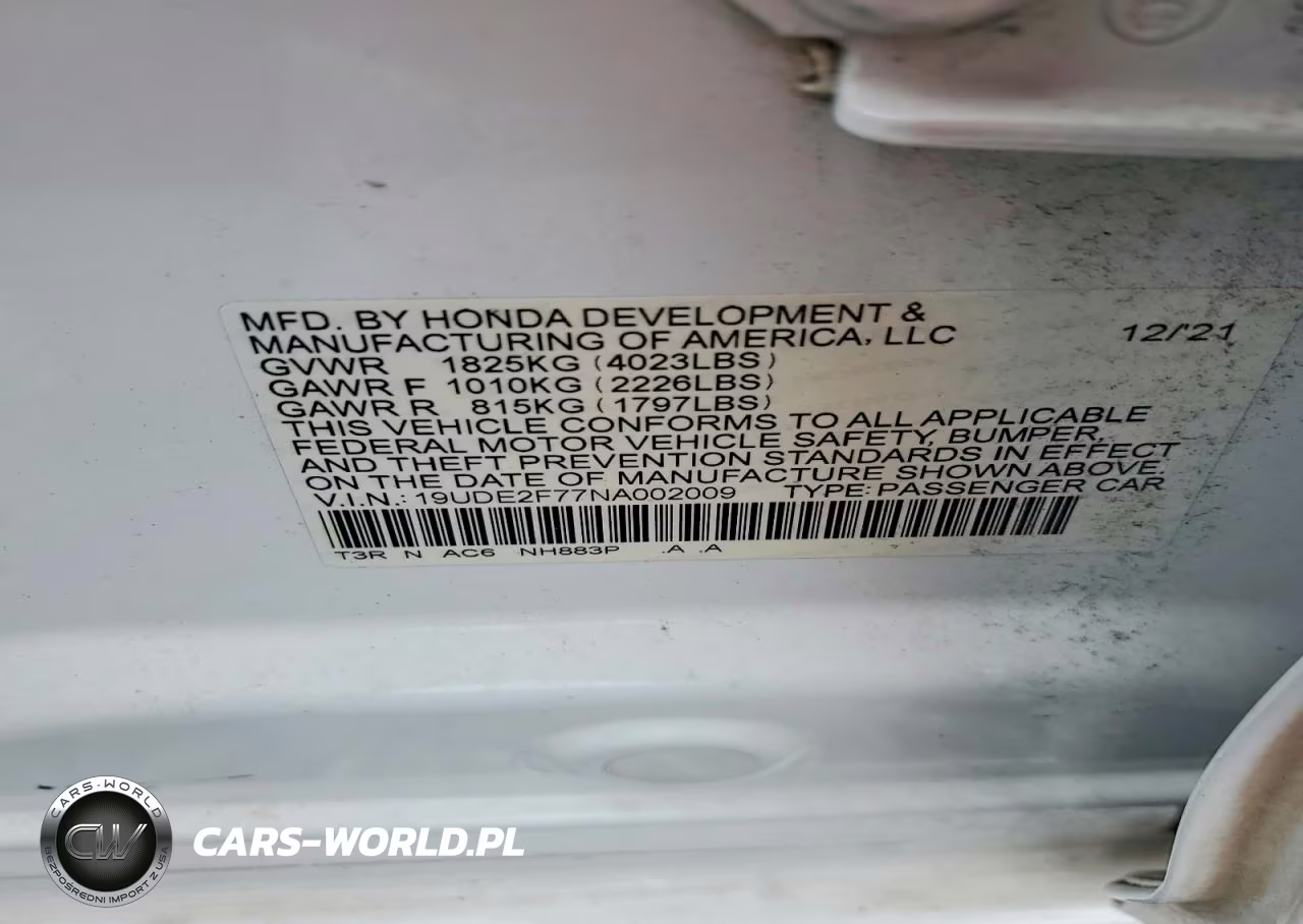 2022 Acura Ilx Premium Package VIN:19UDE2F77NA002009 - 12