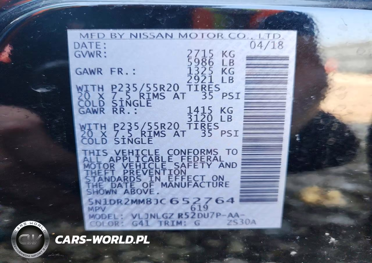 2018 Nissan Pathfinder Sl VIN:5N1DR2MM8JC652764 - 13
