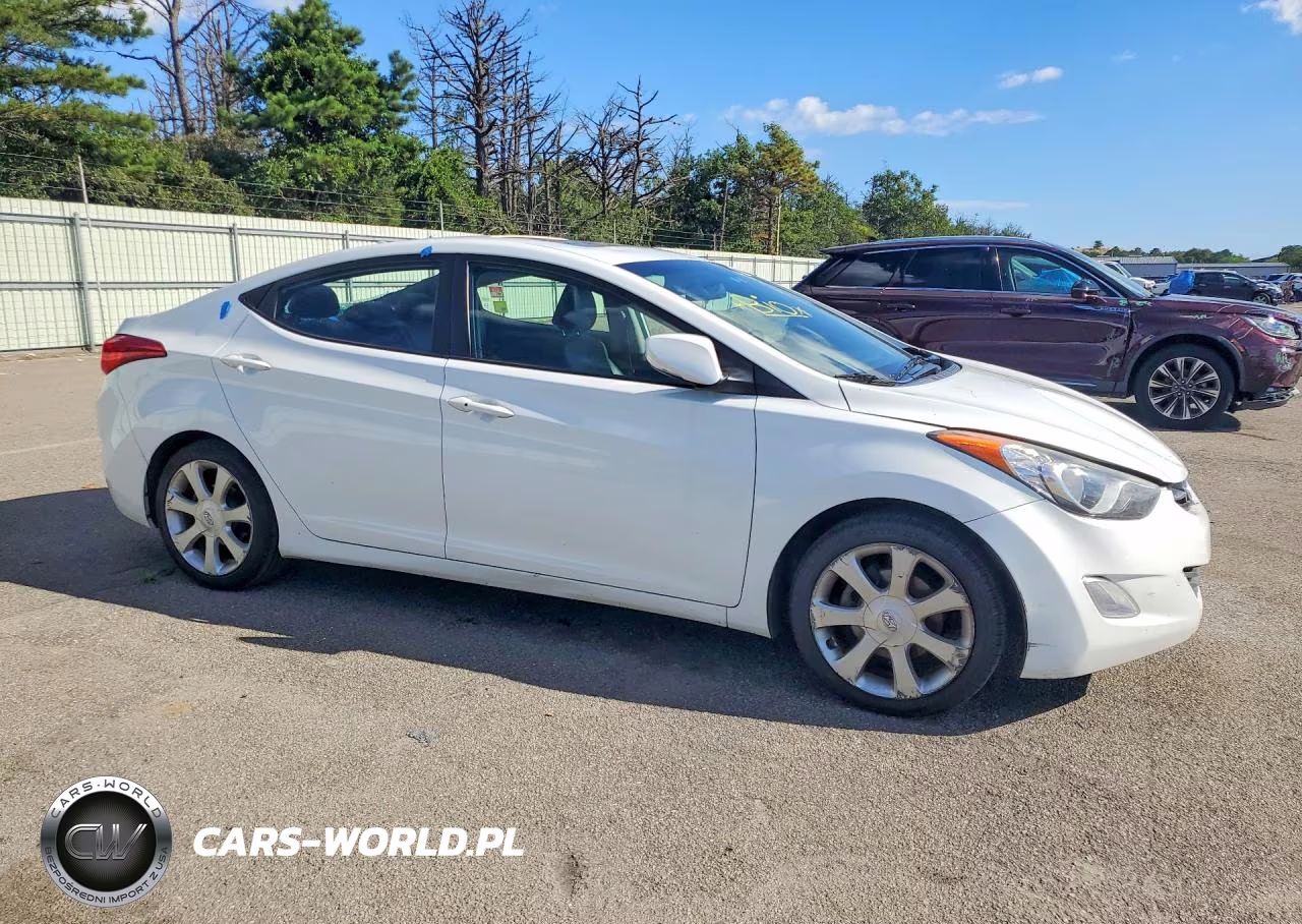 2012 Hyundai Elantra Limited VIN:5NPDH4AE3CH100242 - 4