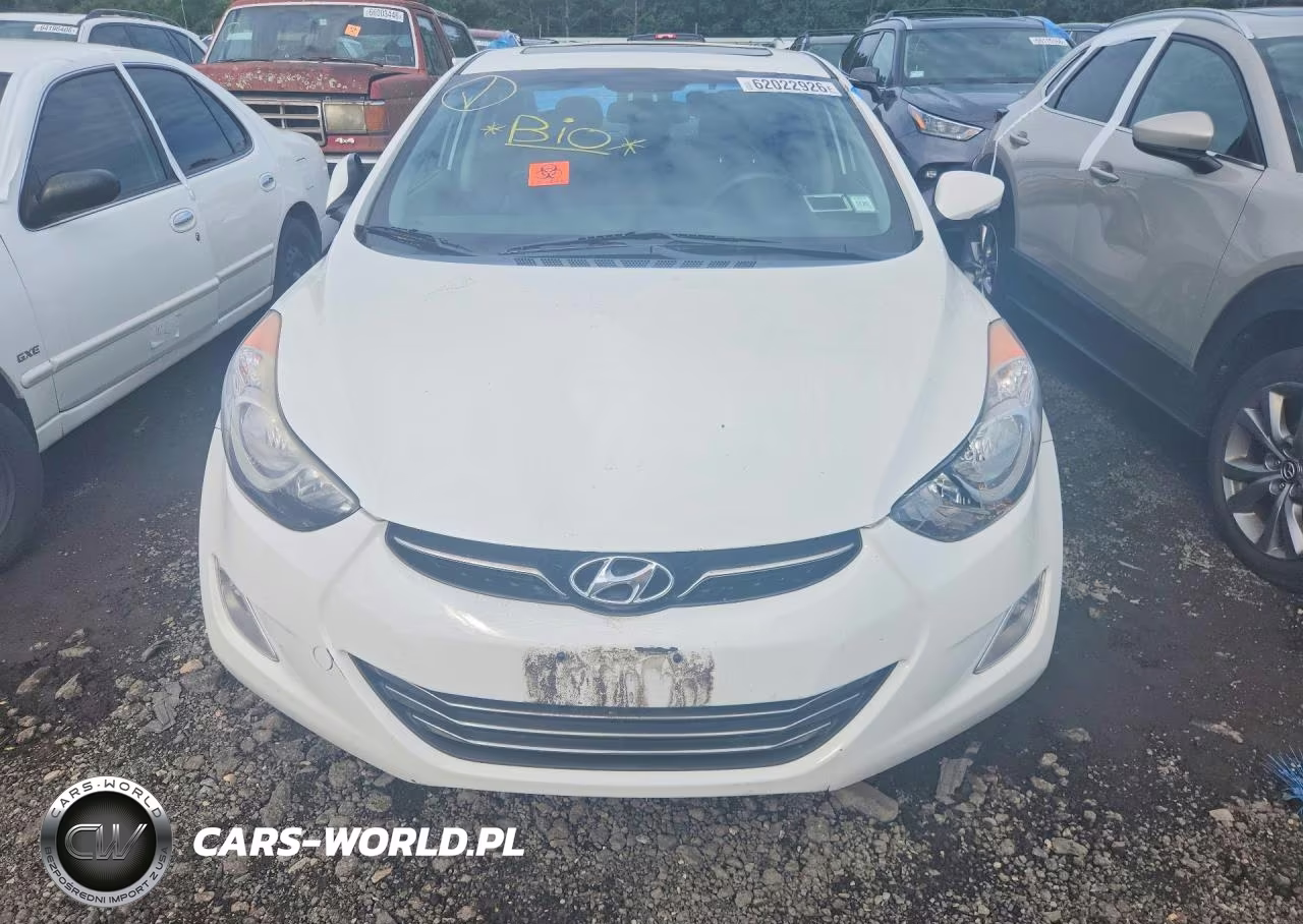 2012 Hyundai Elantra Limited VIN:5NPDH4AE3CH100242 - 5