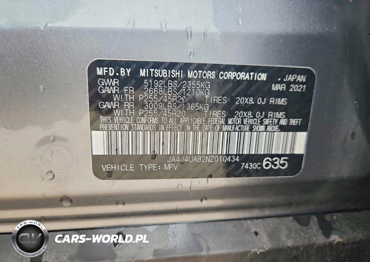 2022 Mitsubishi Outlander Se VIN:JA4J4UA82NZ010434 - 12