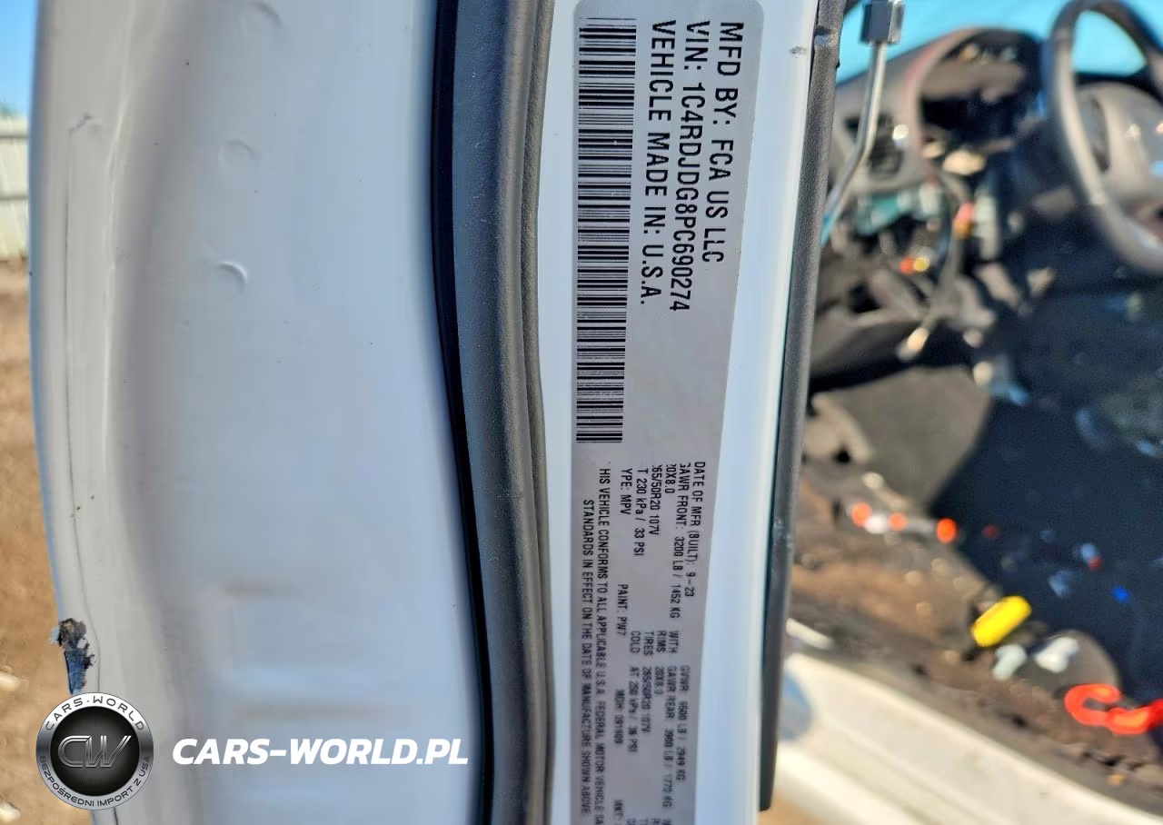 2023 Dodge Durango Gt VIN:1C4RDJDG8PC690274 - 13