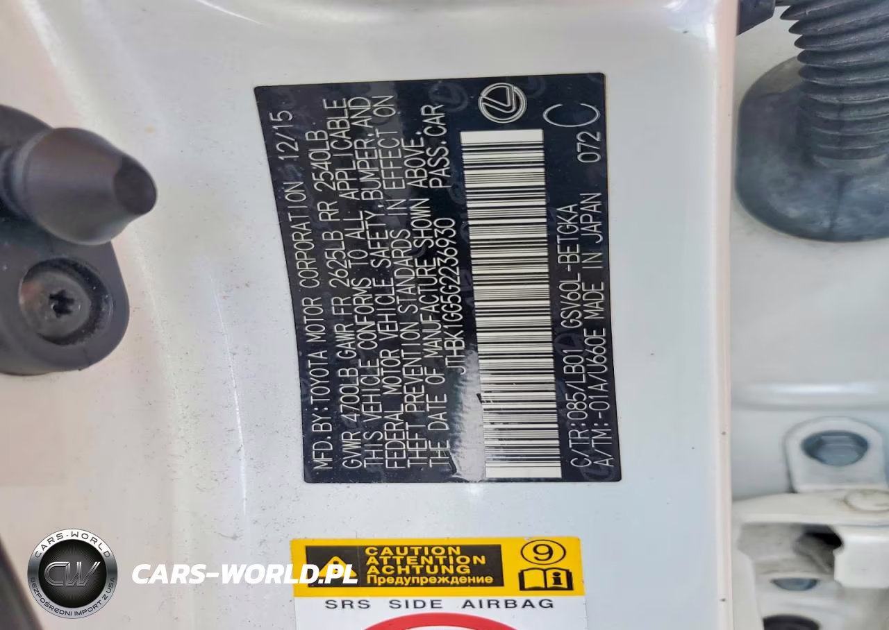 2016 Lexus Es 350 VIN:JTHBK1GG5G2236930 - 12