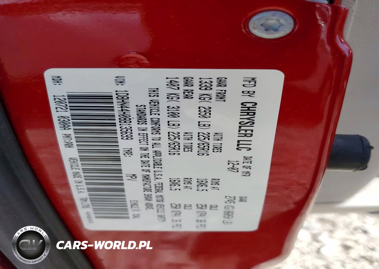 2008 Dodge Grand Caravan Se VIN:1D8HN44H08B135699 - 13