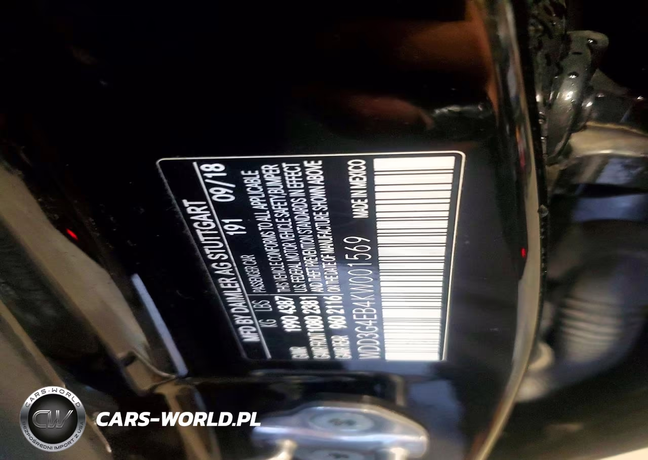 2019 Mercedes-Benz A 220 VIN:WDD3G4EB4KW001569 - 12