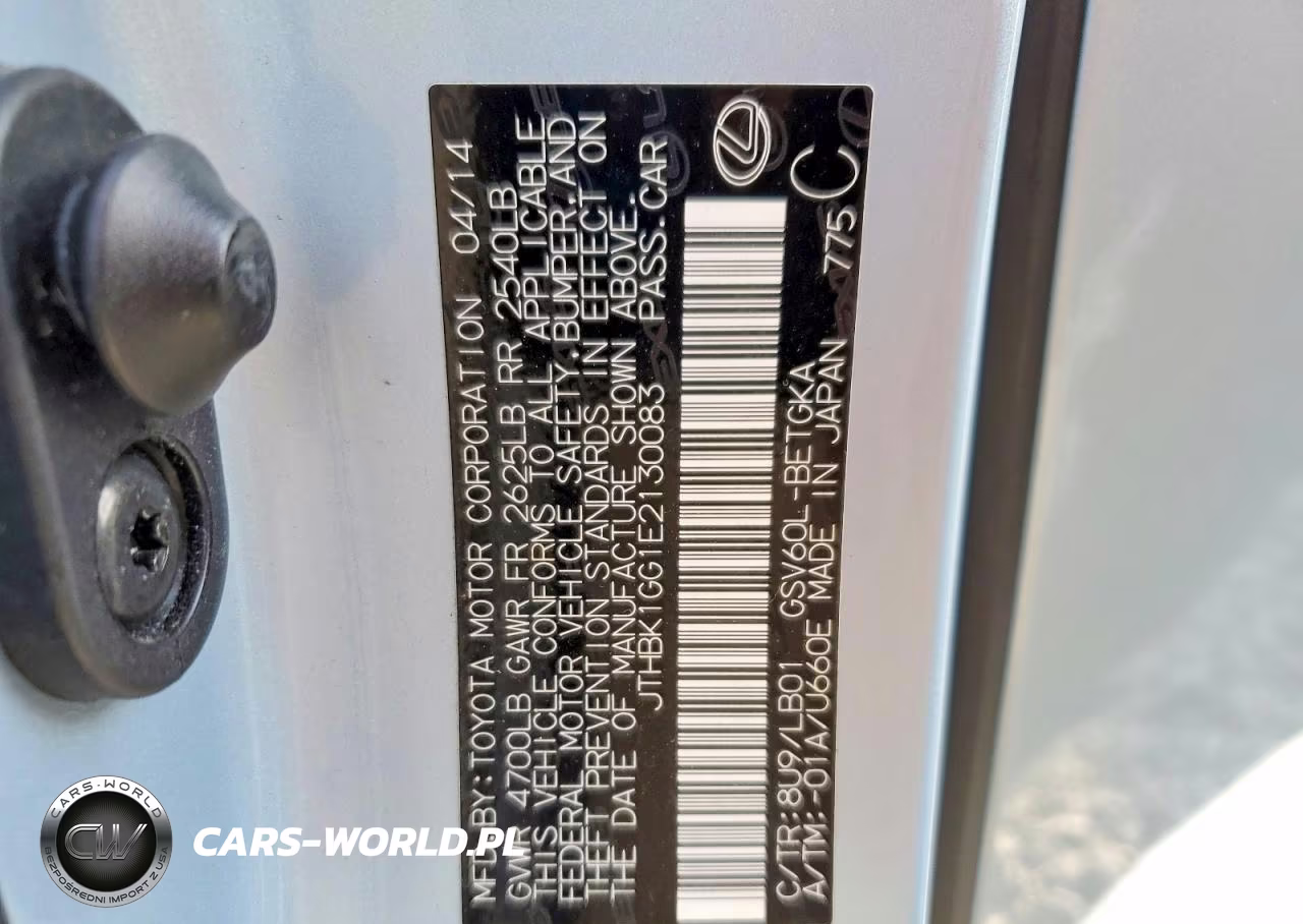 2014 Lexus Es 350 VIN:JTHBK1GG1E2130083 - 12