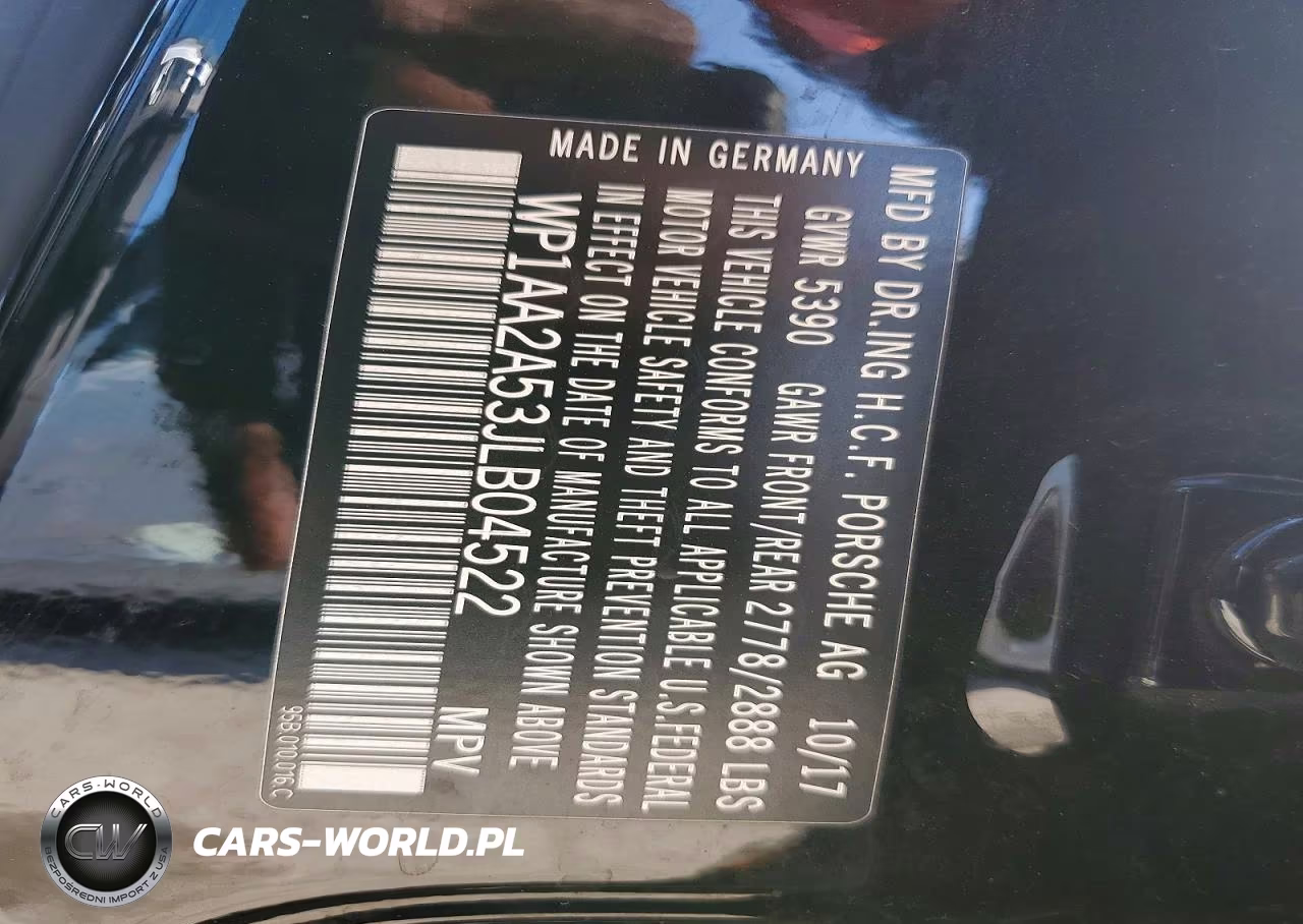 2018 Porsche Macan VIN:WP1AA2A53JLB04522 - 13