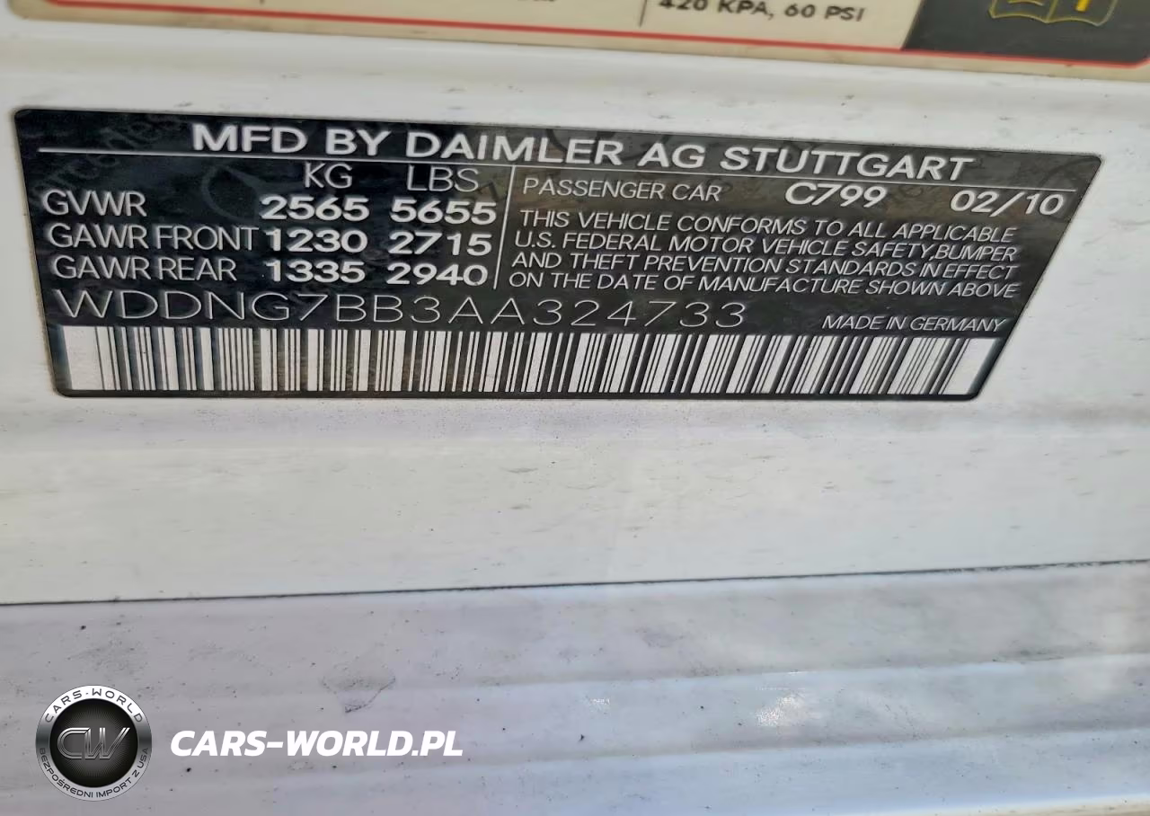 2010 Mercedes-Benz S 550 VIN:WDDNG7BB3AA324733 - 13