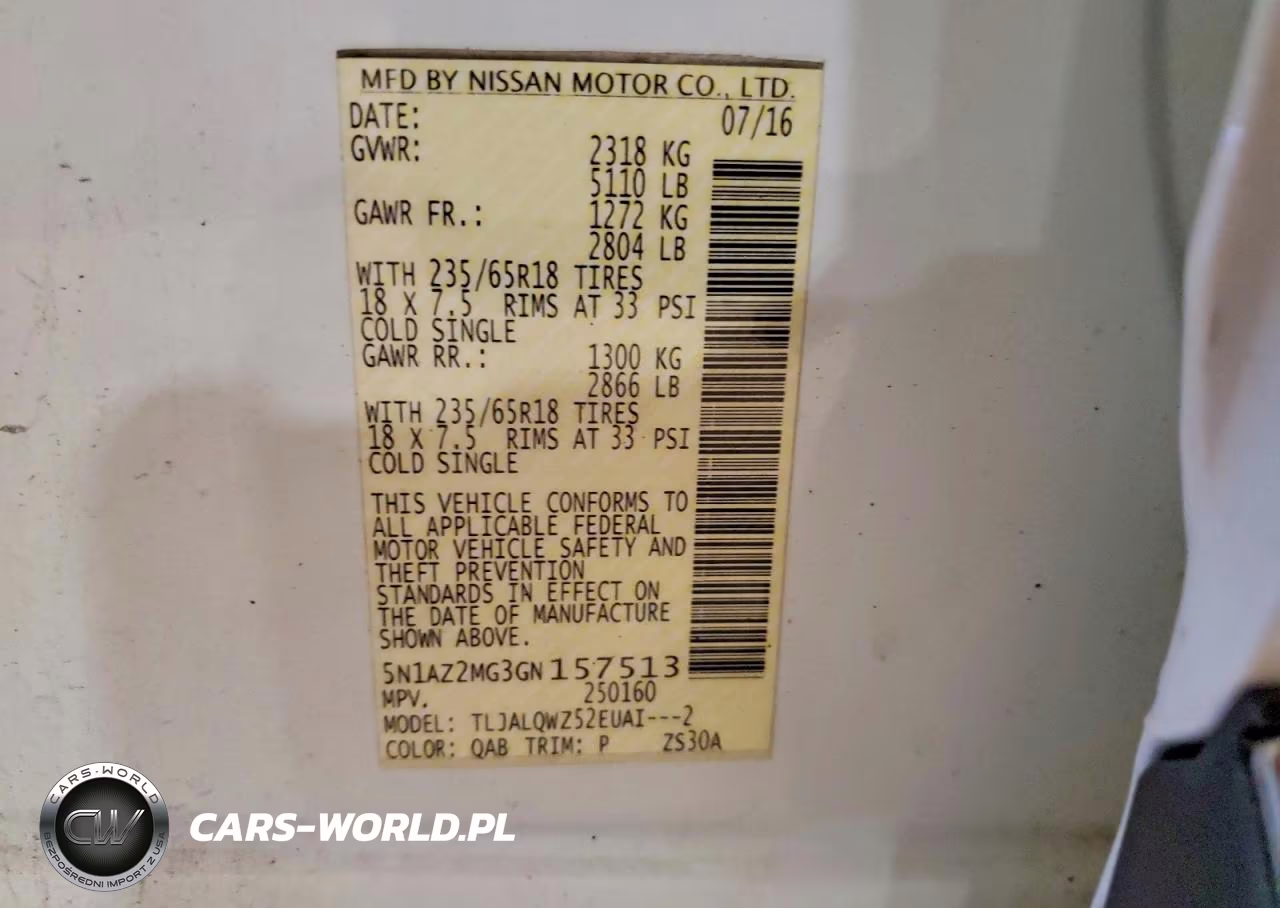 2016 Nissan Murano Sv VIN:5N1AZ2MG3GN157513 - 14