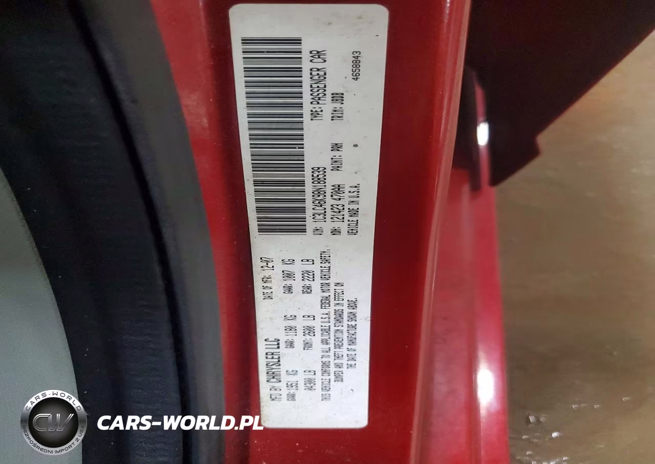 2008 Chrysler Sebring Lx VIN:1C3LC46K98N188539 - 12