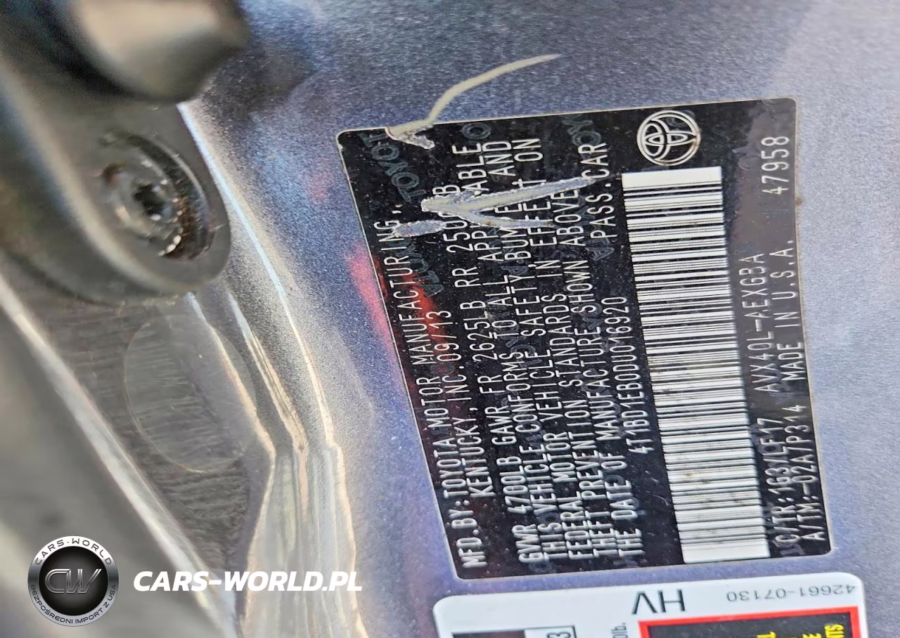 2013 Toyota Avalon Hybrid Xle Premium VIN:4T1BD1EB0DU016920 - 12