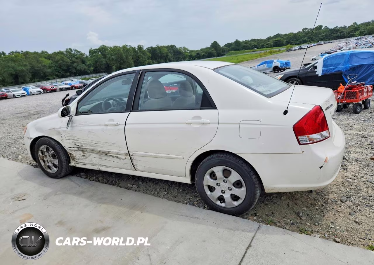 2007 Kia Spectra Lx VIN:KNAFE122375395463 - 2