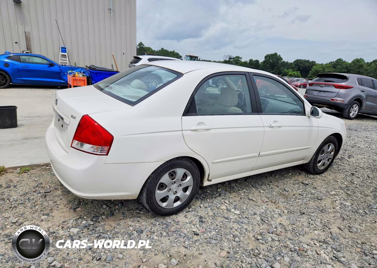 2007 Kia Spectra Lx VIN:KNAFE122375395463 - 3