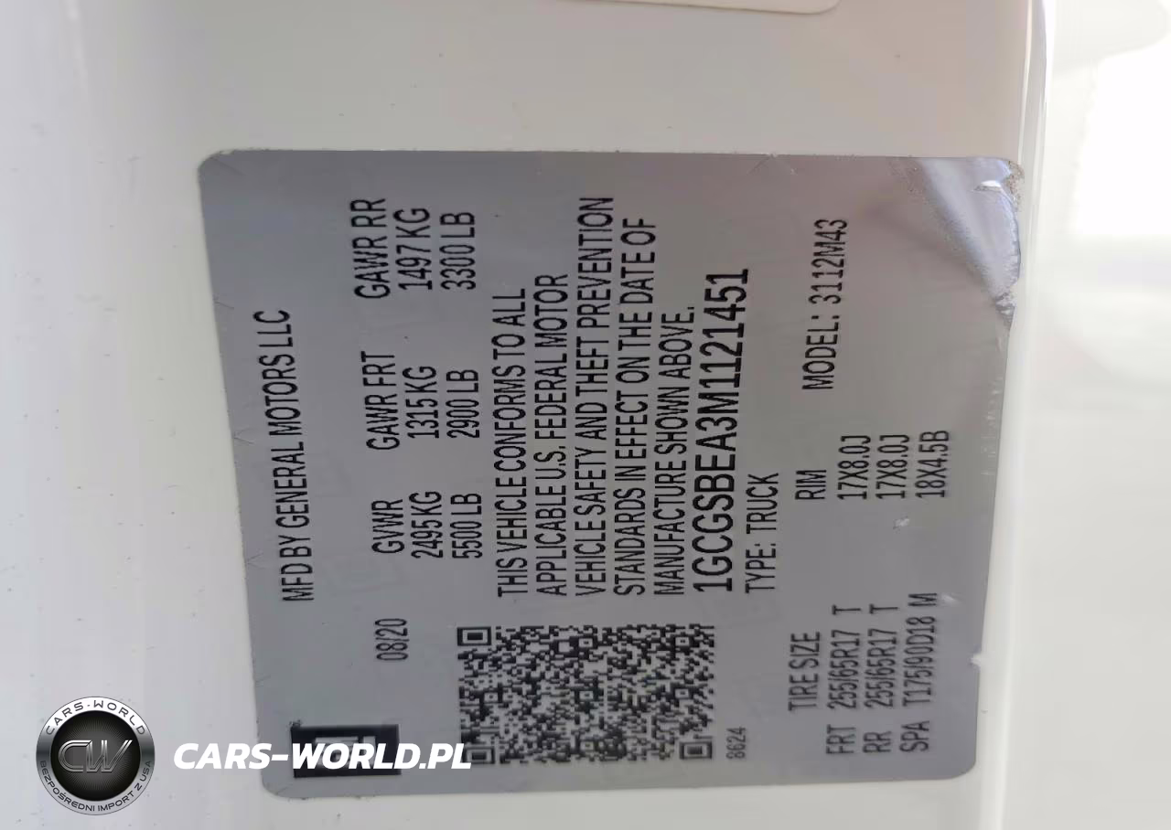 2021 Chevrolet Colorado VIN:1GCGSBEA3M1121451 - 13