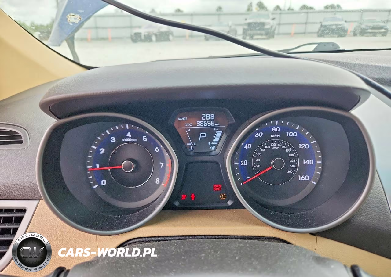 2013 Hyundai Elantra Gls VIN:5NPDH4AE7DH215282 - 9