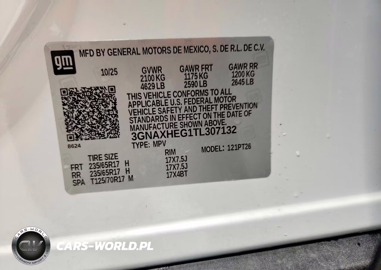 2026 Chevrolet Equinox Lt VIN:3GNAXHEG1TL307132 - 14
