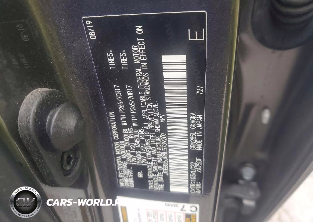 2020 Toyota 4Runner Trd Off-Road Premium VIN:JTEBU5JR8L5739207 - 13