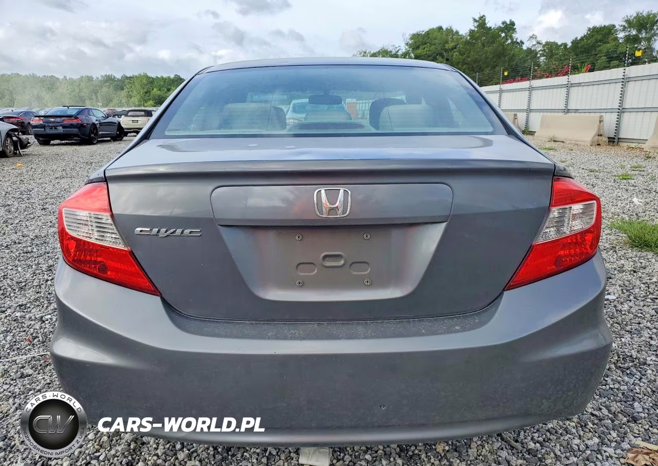 2012 Honda Civic Lx VIN:2HGFB2F52CH525906 - 6