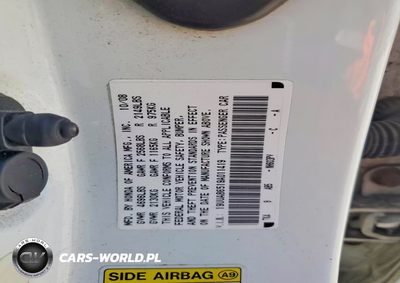2009 Acura Tl VIN:19UUA86519A011419 - 12