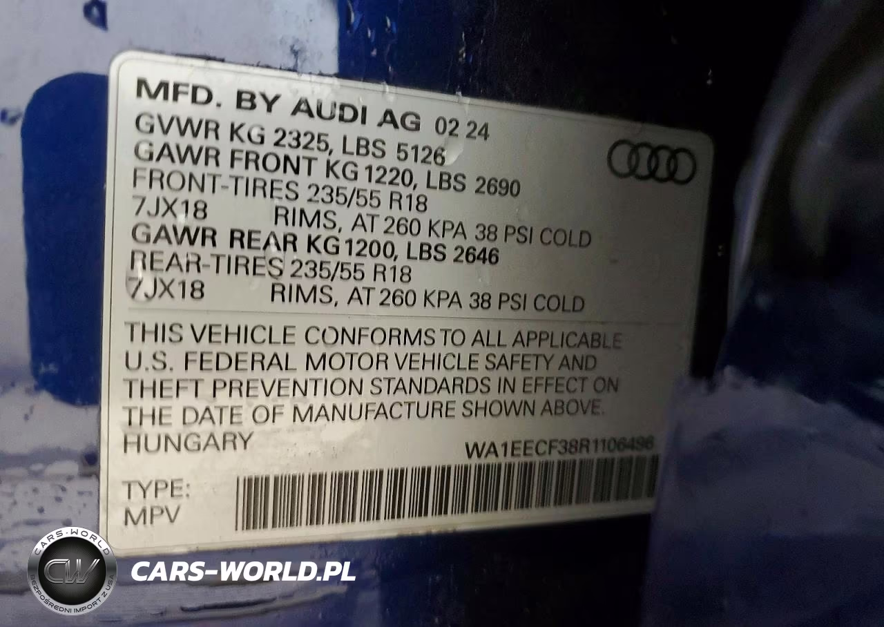 2024 Audi Q3 Premium Plus S Line 45 VIN:WA1EECF38R1106496 - 13