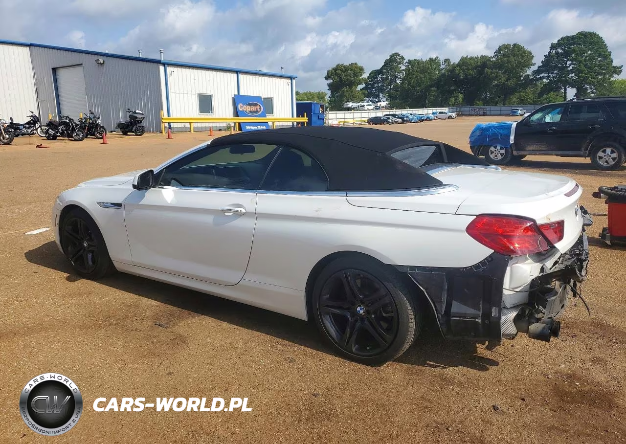 2013 BMW 650 I VIN:WBAYP9C58DDW21105 - 2