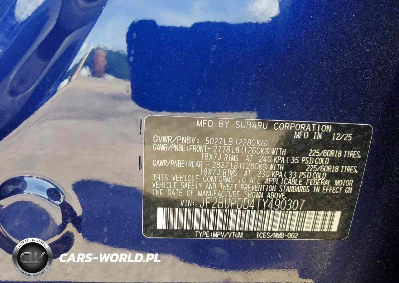 2026 Subaru Outback Limited VIN:JF2BUPDD4TY490307 - 13