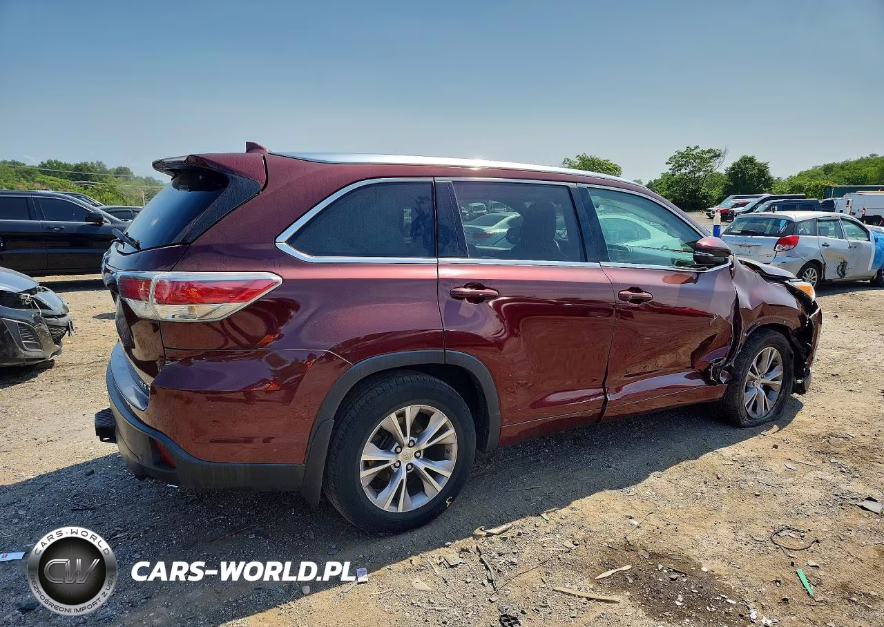 2015 Toyota Highlander Xle VIN:5TDJKRFH7FS082072 - 3