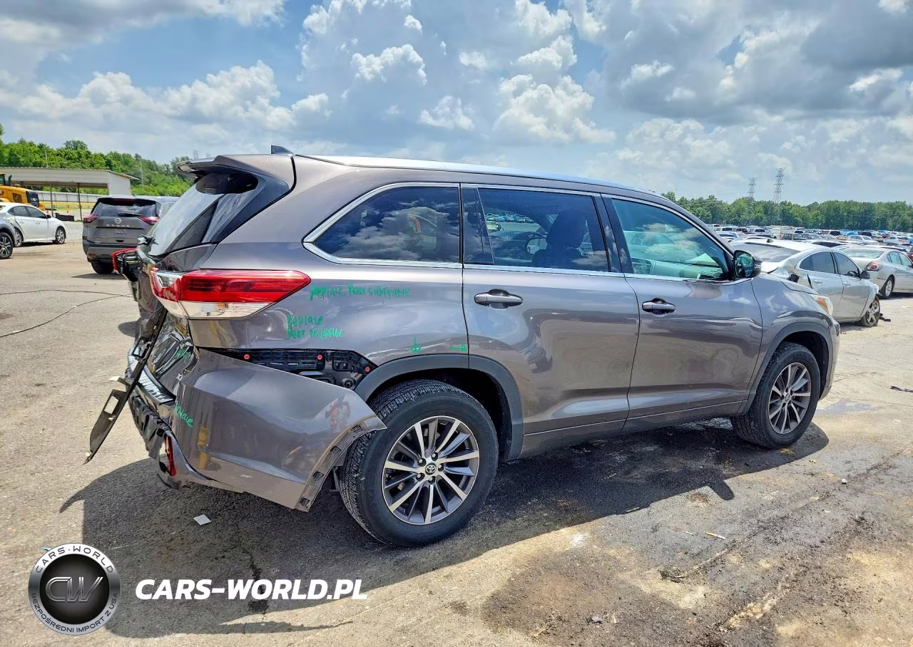 2018 Toyota Highlander Xle VIN:5TDKZRFH3JS280219 - 3