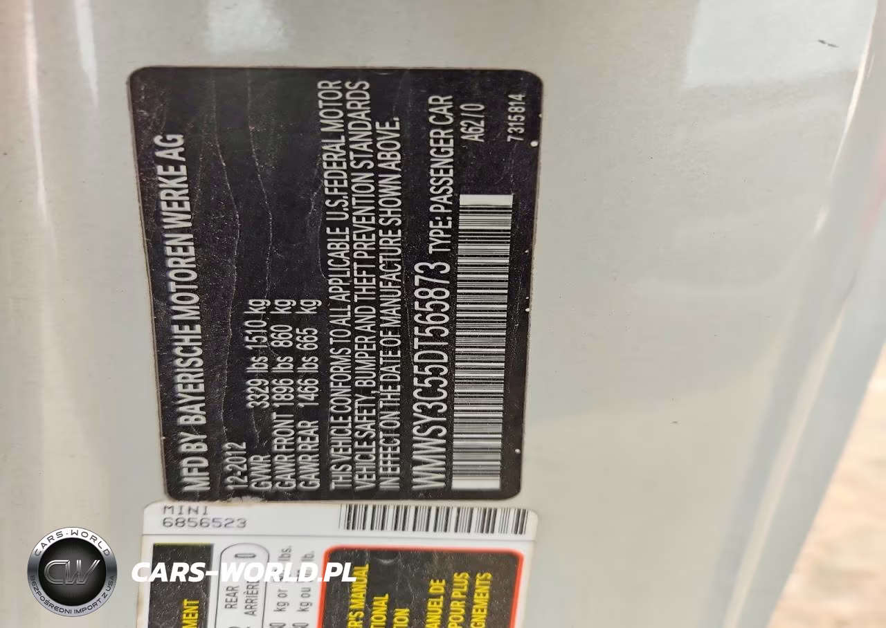 2013 Mini Cooper Roadster S VIN:WMWSY3C55DT565873 - 12