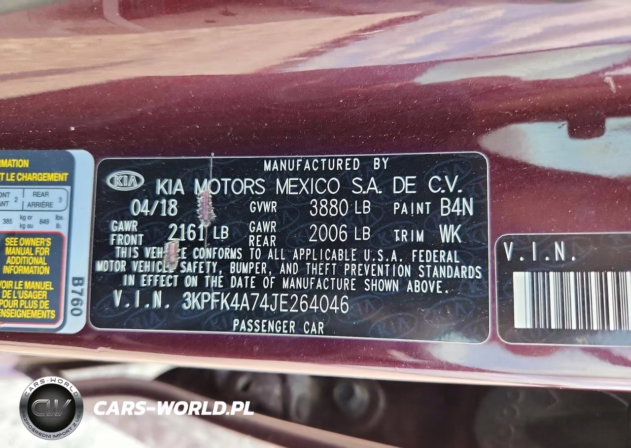 2018 Kia Forte Lx VIN:3KPFK4A74JE264046 - 12