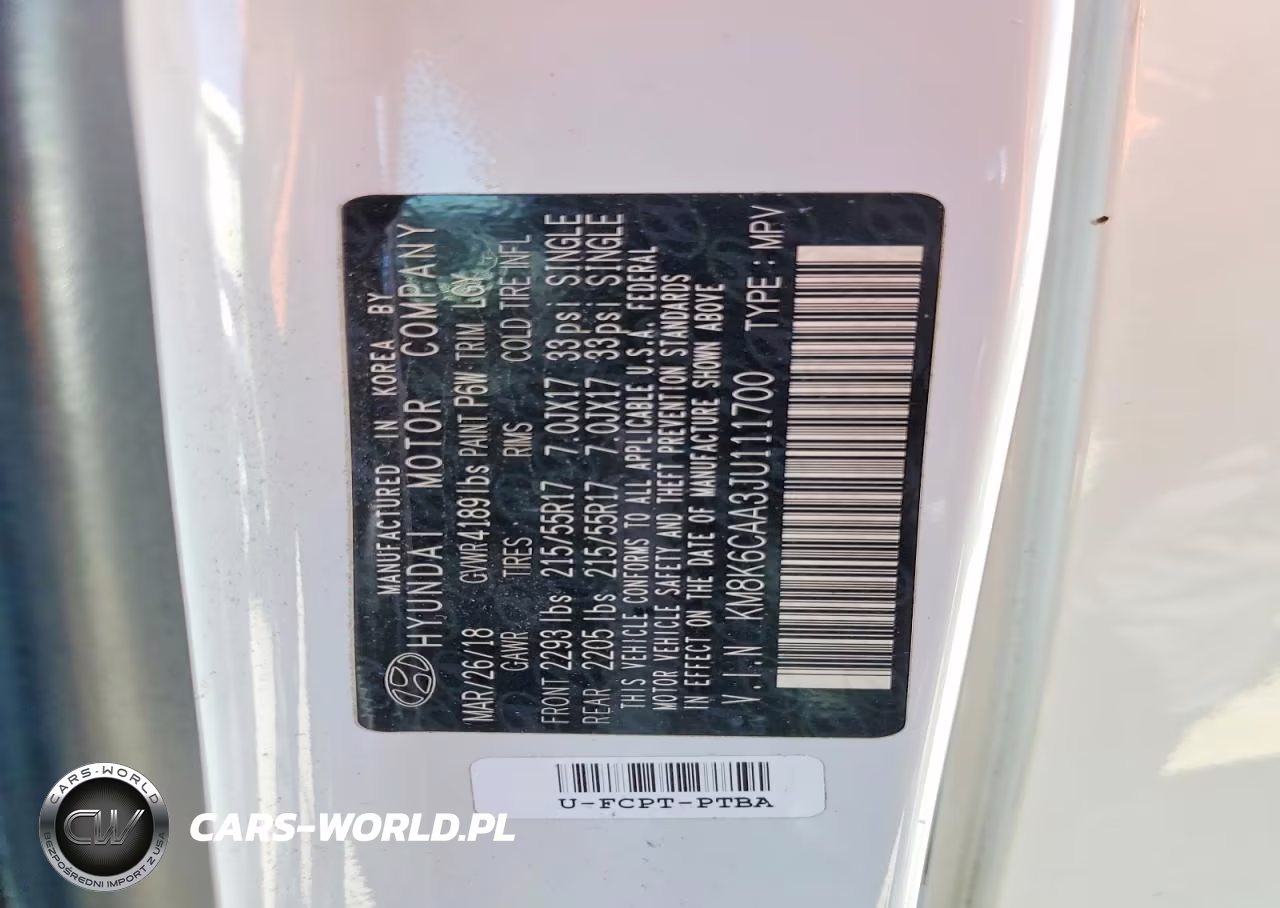 2018 Hyundai Kona Sel VIN:KM8K6CAA3JU111700 - 13