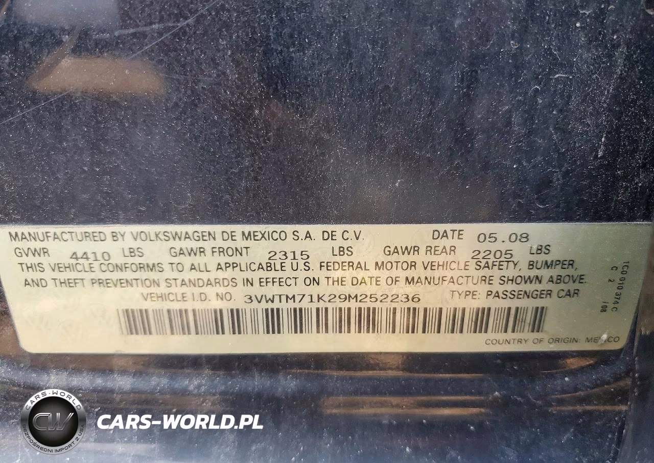 2009 Volkswagen Jetta Se VIN:3VWTM71K29M252236 - 12