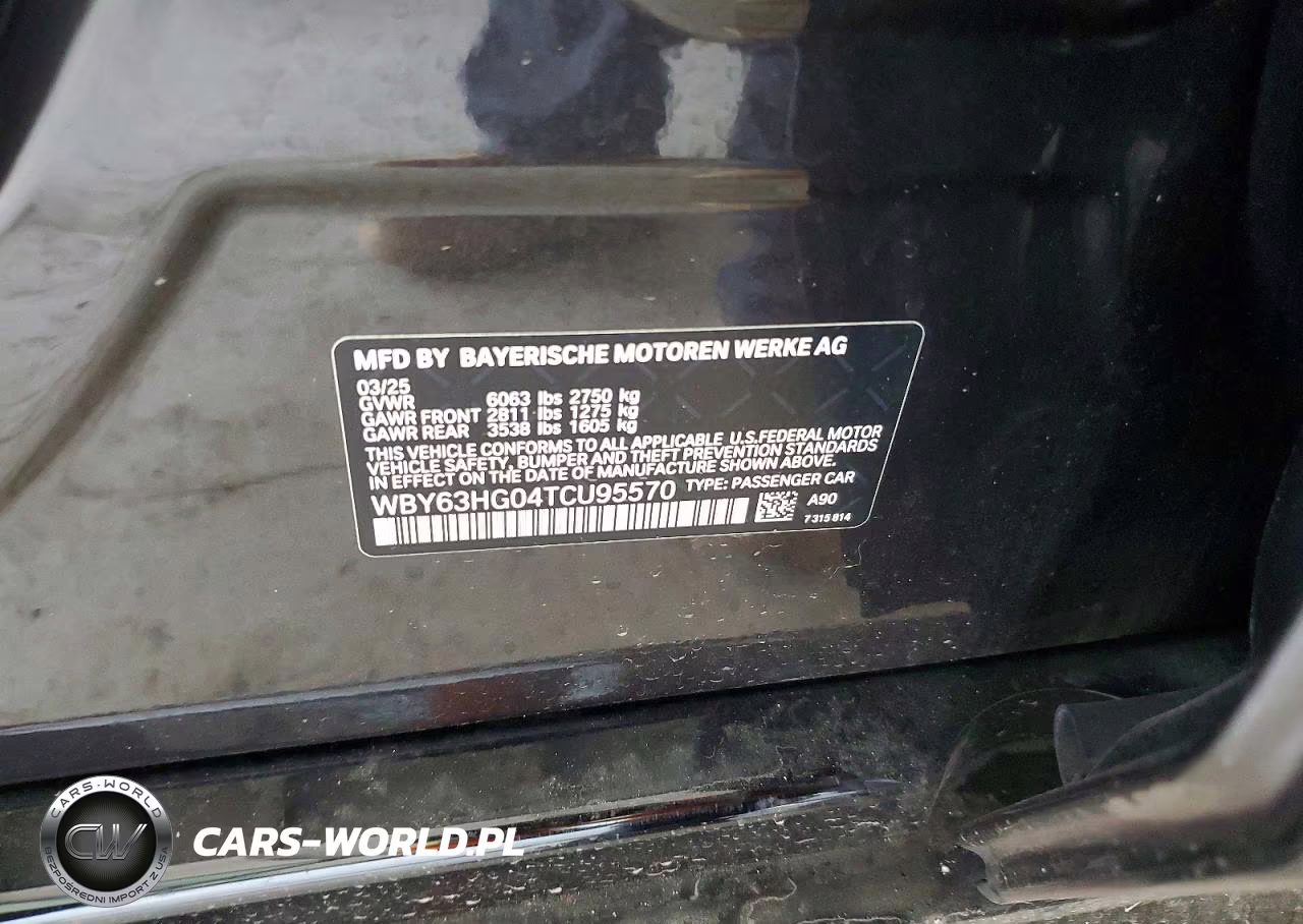 2026 BMW I5 Edrive 40 VIN:WBY63HG04TCU95570 - 12