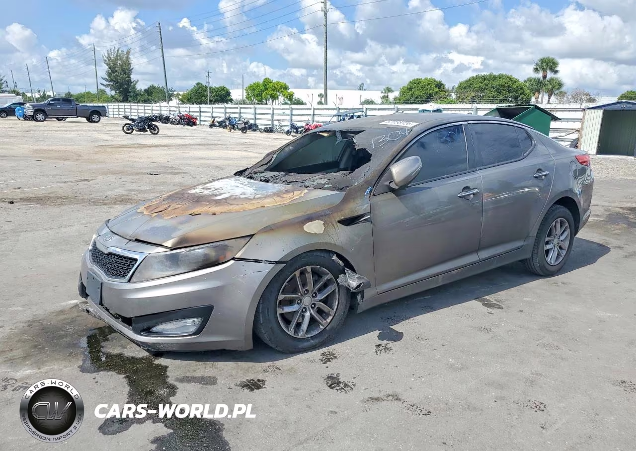 2012 Kia Optima Lx VIN:5XXGM4A79CG071304 - 1