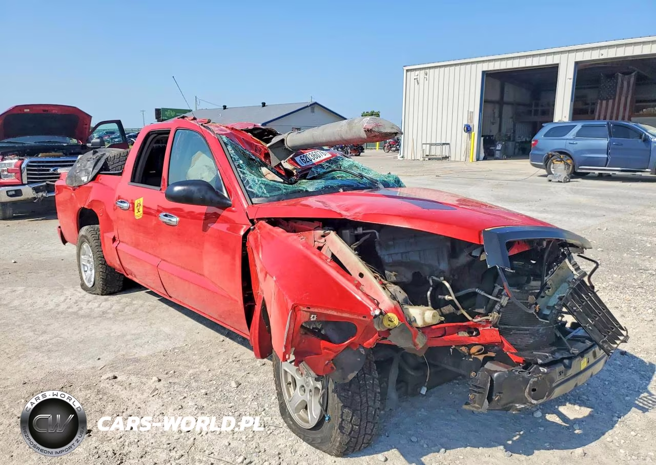 2007 Dodge Dakota Quad Slt VIN:1D7HE48P77S207356 - 4