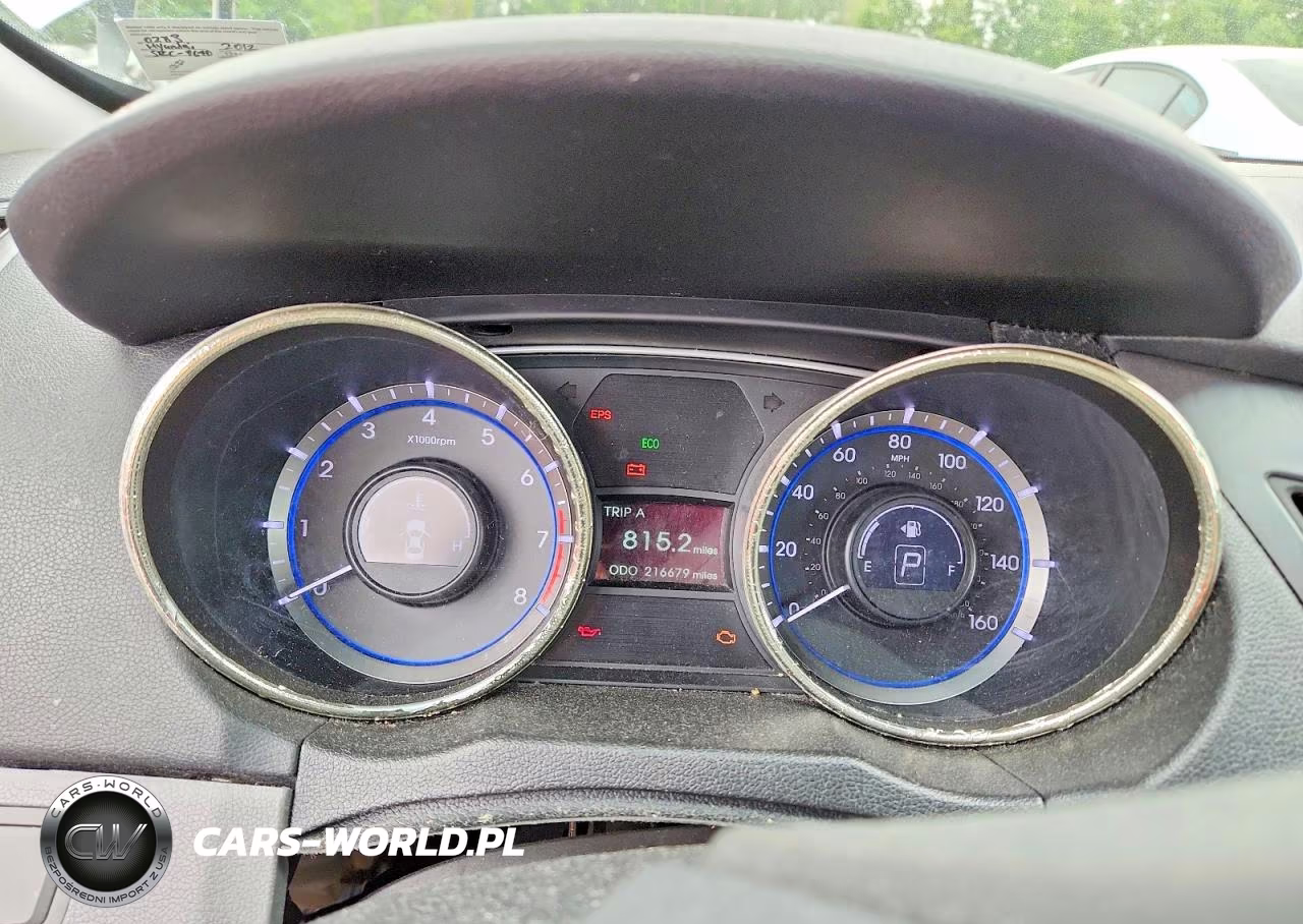 2012 Hyundai Sonata Gls VIN:5NPEB4AC6CH500283 - 9