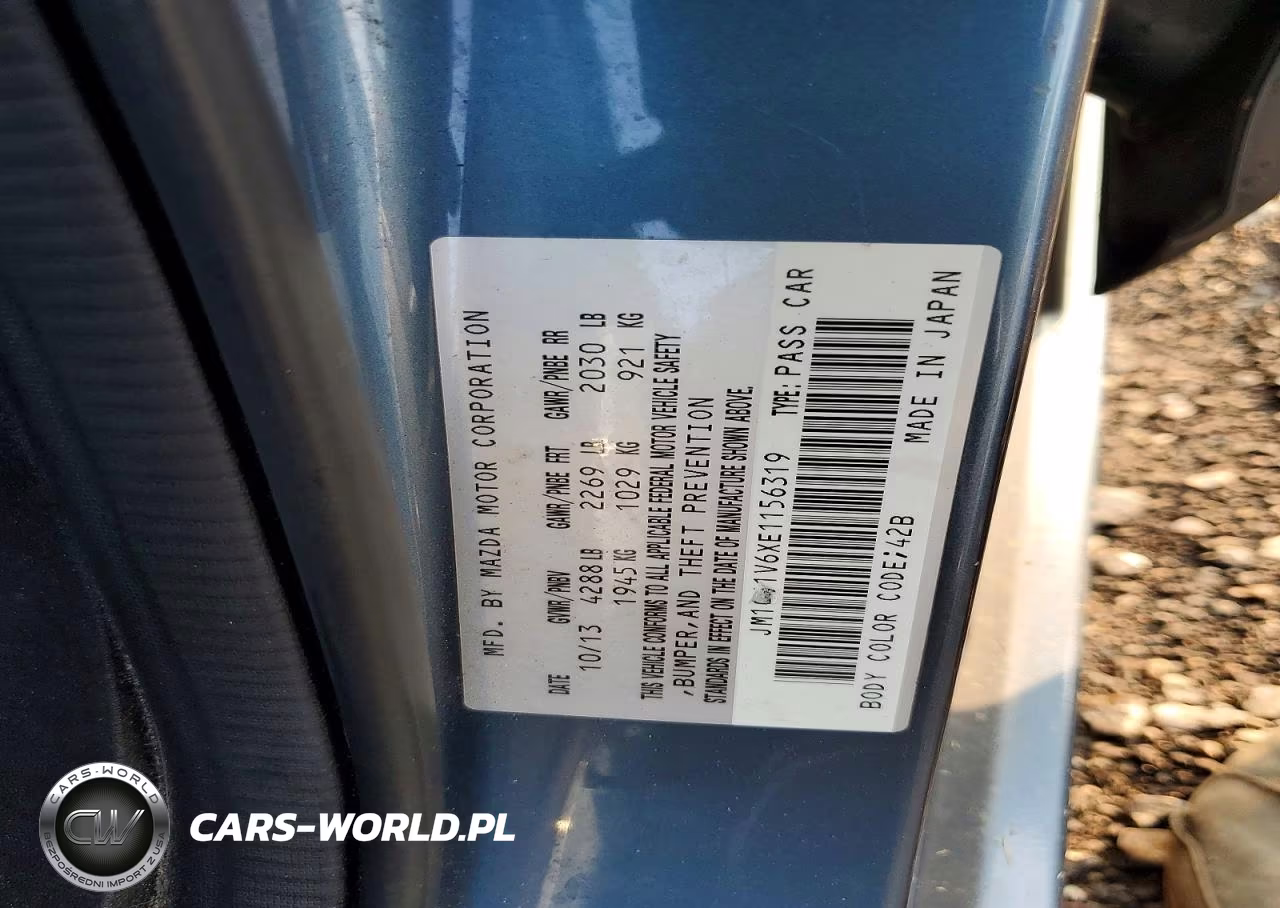 2014 Mazda 6 Touring VIN:JM1GJ1V6XE1156319 - 12