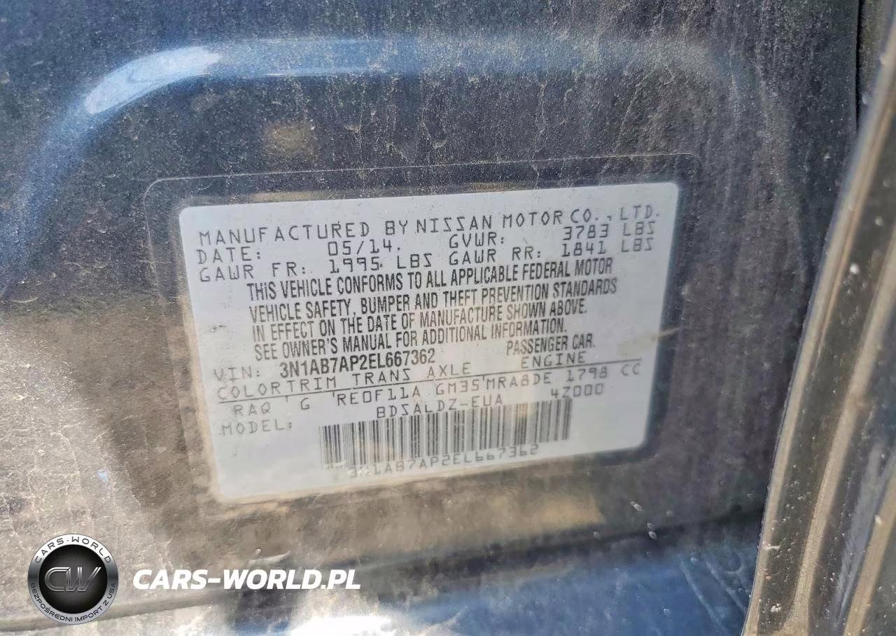 2014 Nissan Sentra S VIN:3N1AB7AP2EL667362 - 12