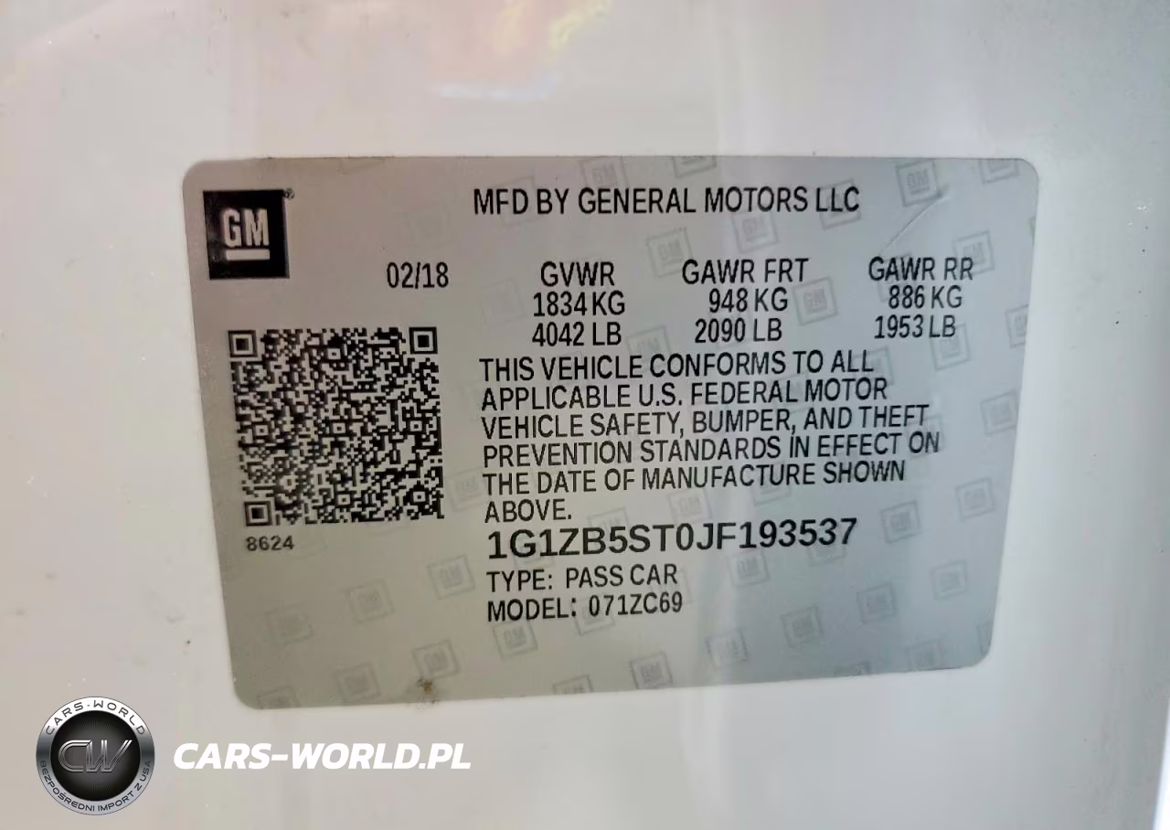 2018 Chevrolet Malibu Ls VIN:1G1ZB5ST0JF193537 - 13