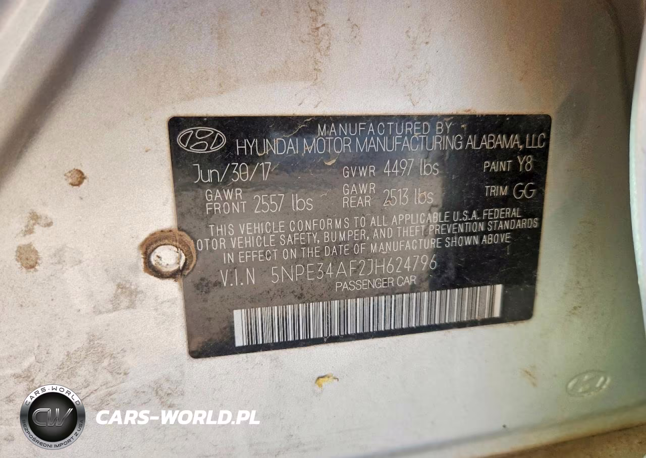 2018 Hyundai Sonata Sel VIN:5NPE34AF2JH624796 - 12