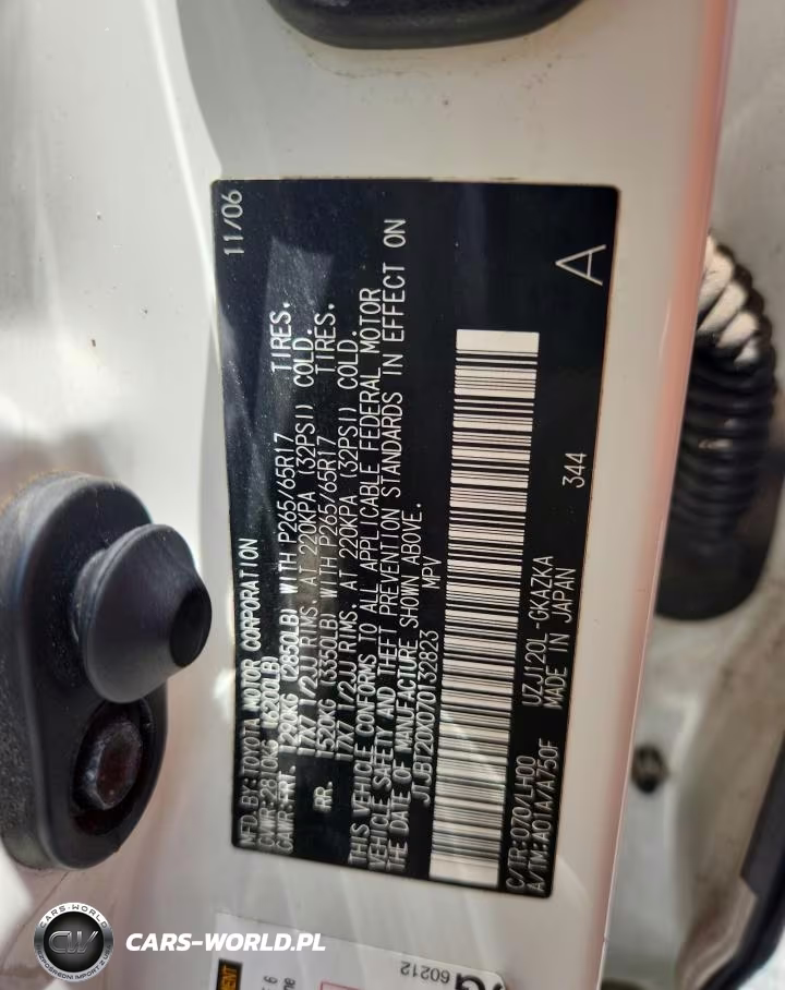 2007 Lexus Gx 470 VIN:JTJBT20X070132823 - 13