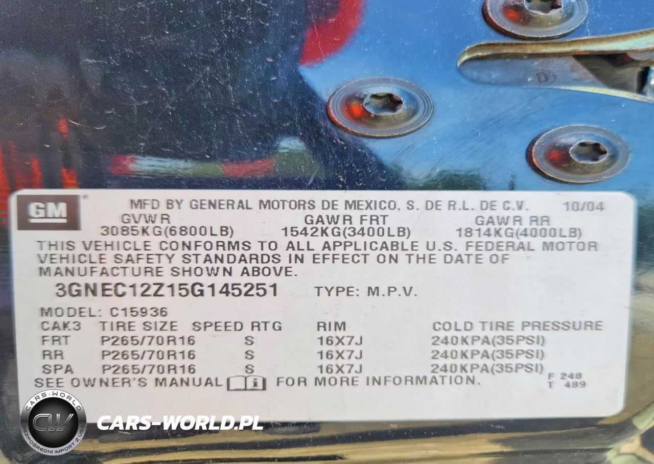 2005 Chevrolet Avalanche C1500 VIN:3GNEC12Z15G145251 - 12